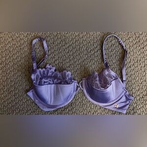 Savage X Fenty Purple Lace Bra Intimates Sleepwear